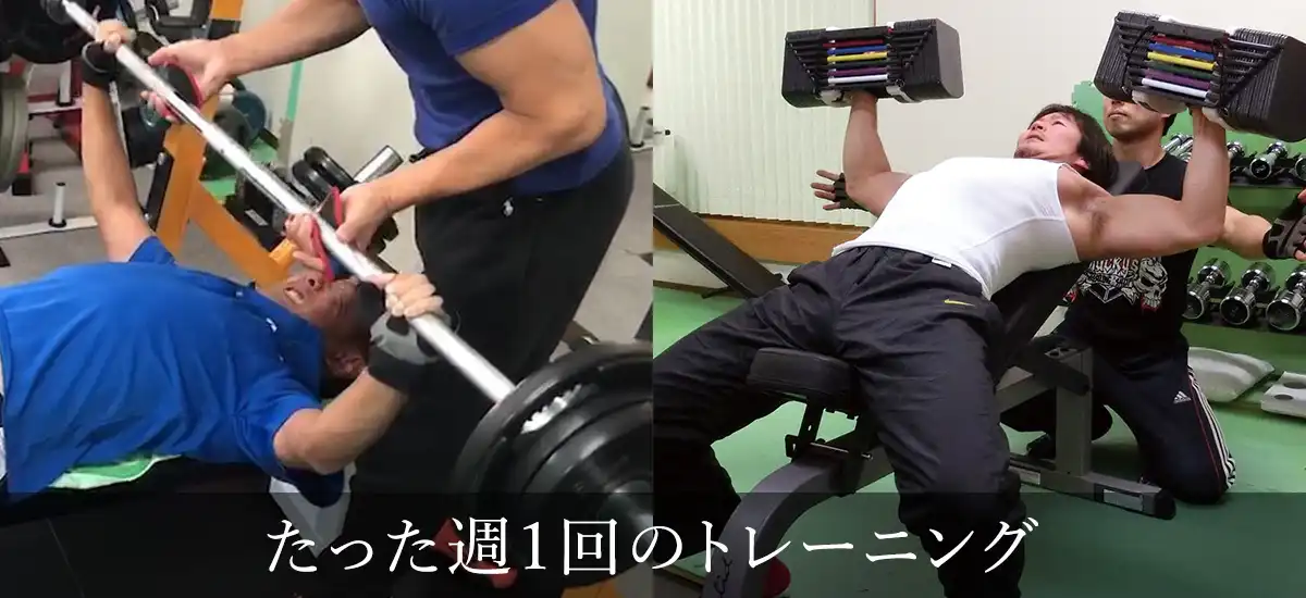 たった週1回のトレーニング