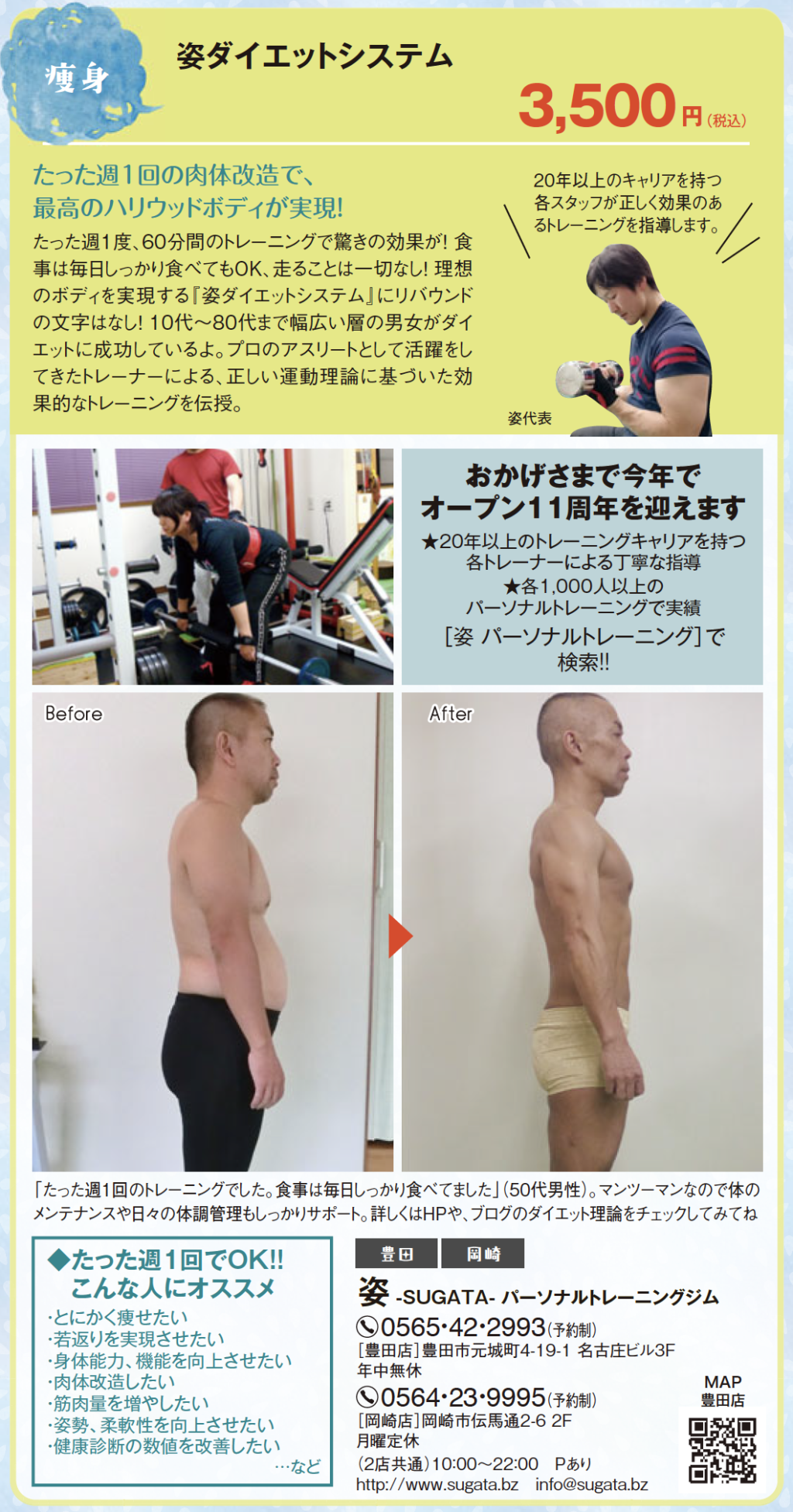 2018070097 パーソナルトレーニング姿 掲載履歴